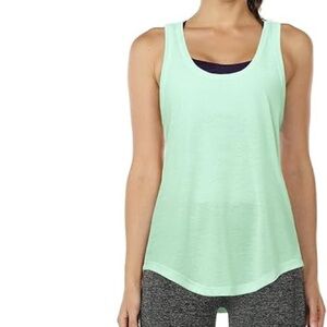 NWT All in Motion lime green racerback tank